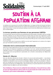 solidaires afgha