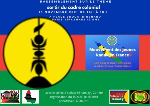 2021 - 11 - 7 - Rassemblement MJKF Samedi 13 novembre Paris