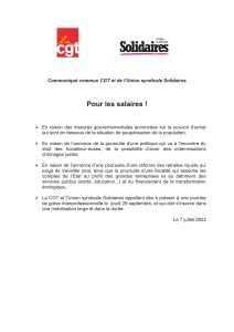 2022-07-07_-_Communiqué_commun_CGT_-_solidaires_7_juillet