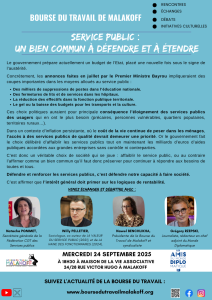 Service public un bien commun à défendre et à étendre