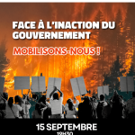 Initiative 15 septembre &laquo;&nbsp;pour ne plus revivre ça&nbsp;&raquo;